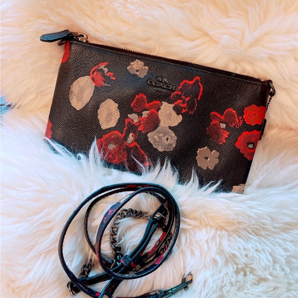 Coach Leather Cross Body Bag